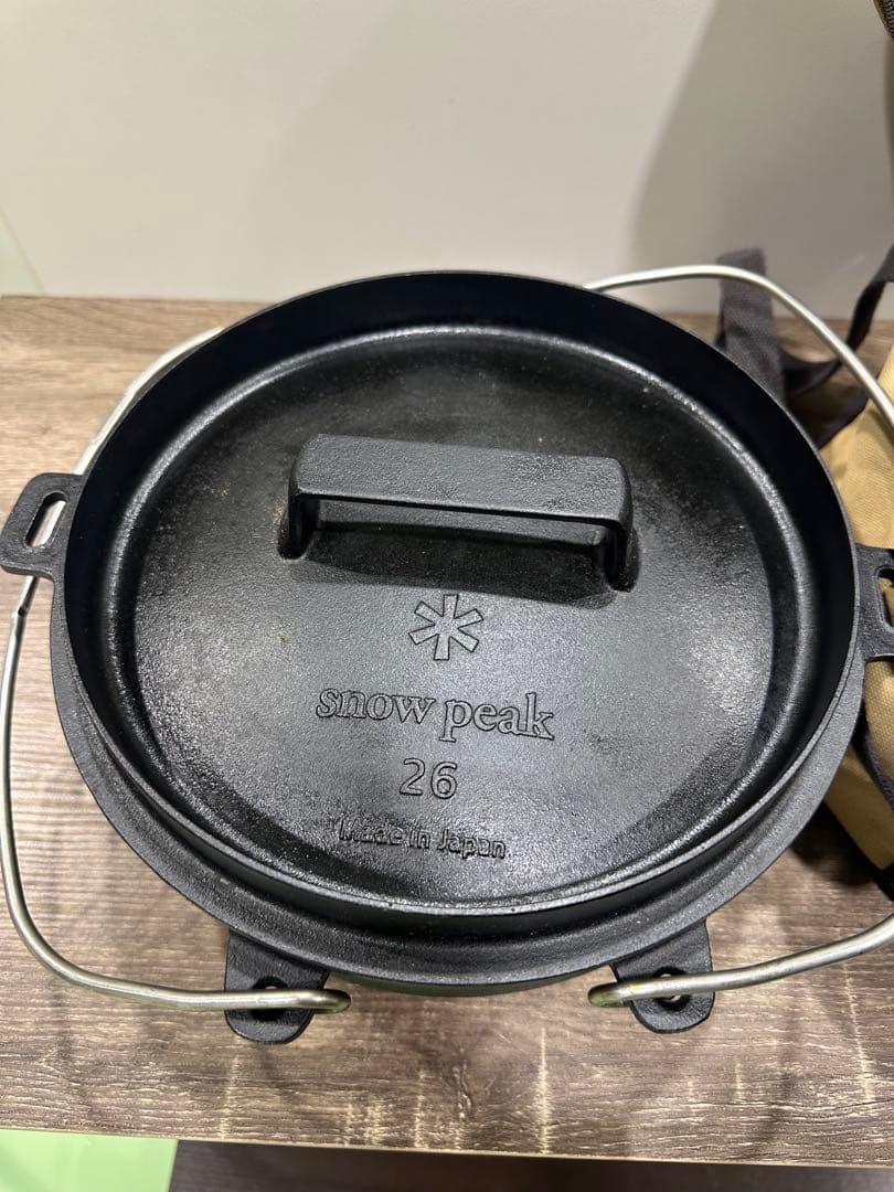 peak 和鉄 ダッチ オーブン 26 収納バッグ付き　廃盤品
