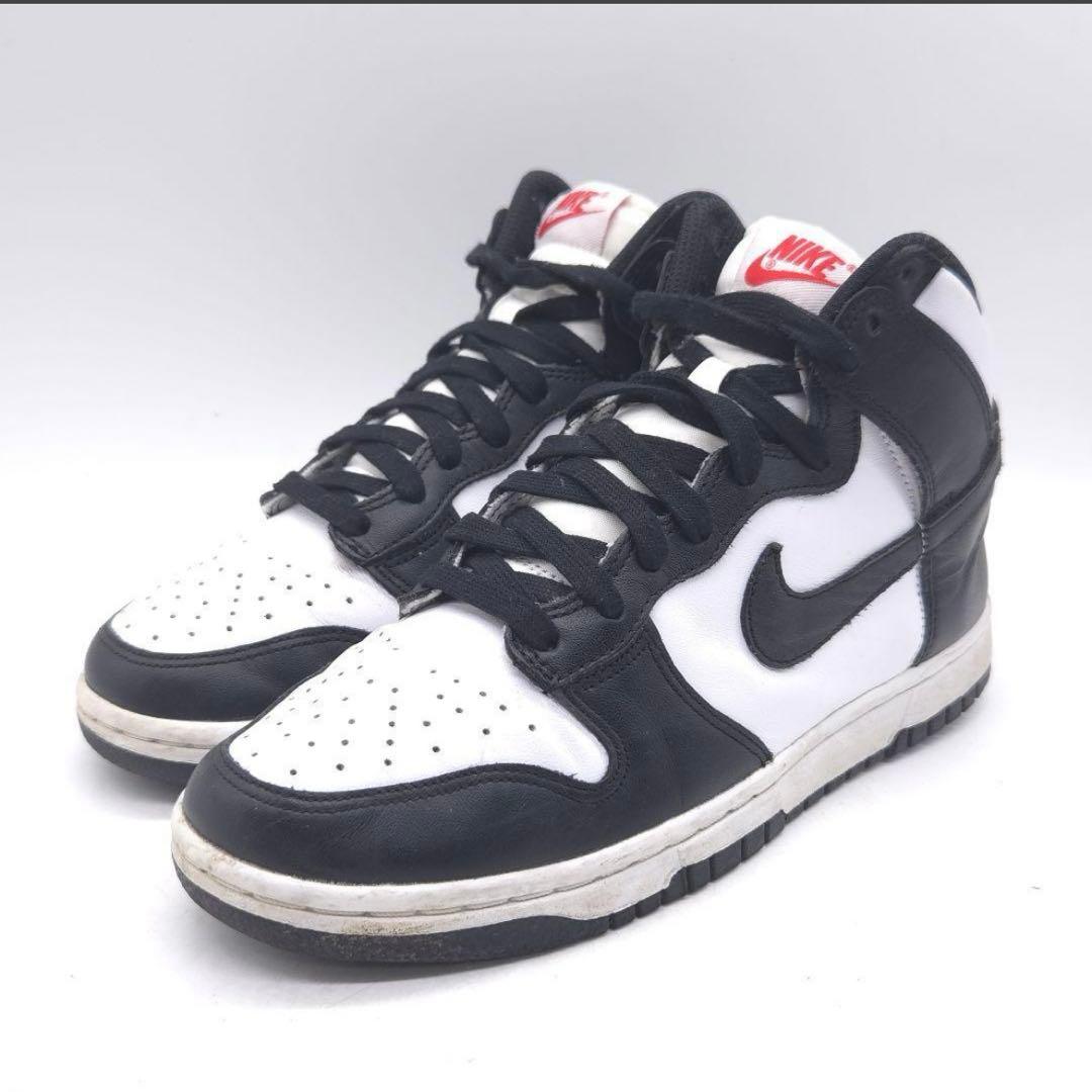 NIKE DUNK HIGH ナイキ ダンクハイ 24cm ブラック ホワイト