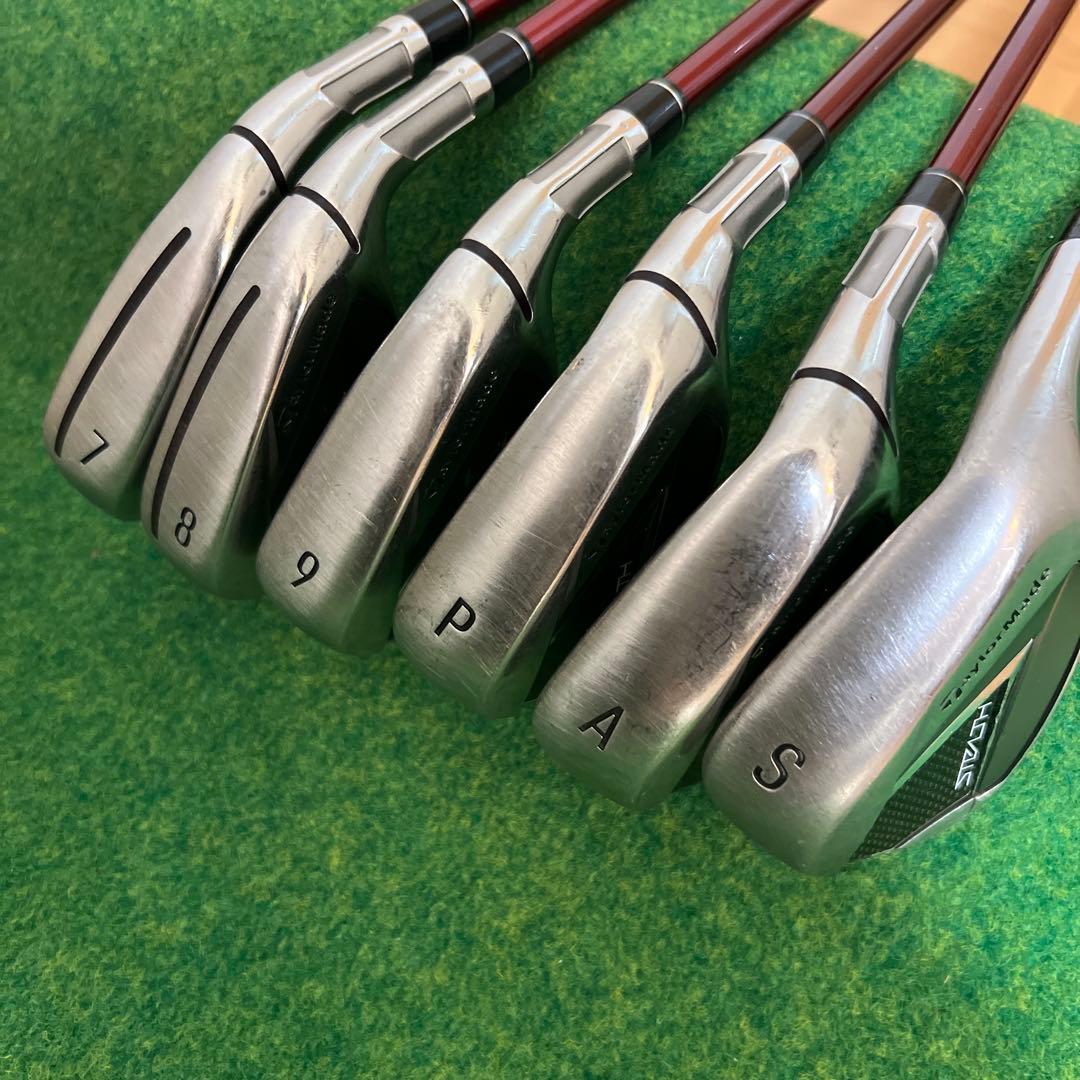 ステルス　レディースアイアン６本セット　フレックスL　テーラーメイド