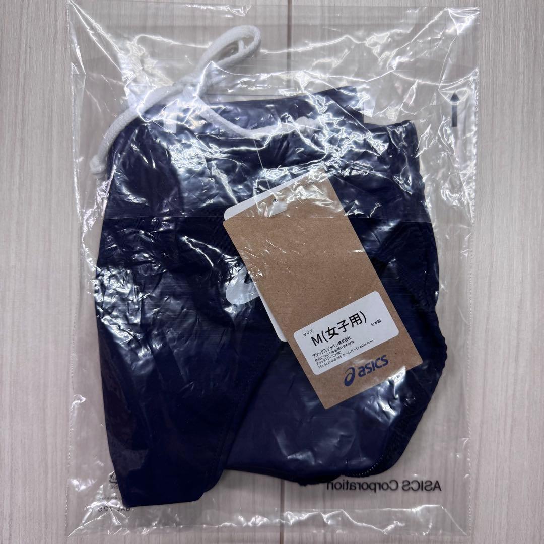 アシックス　女子陸上レーシングショーツ　Mサイズ　ネイビー単色　新品