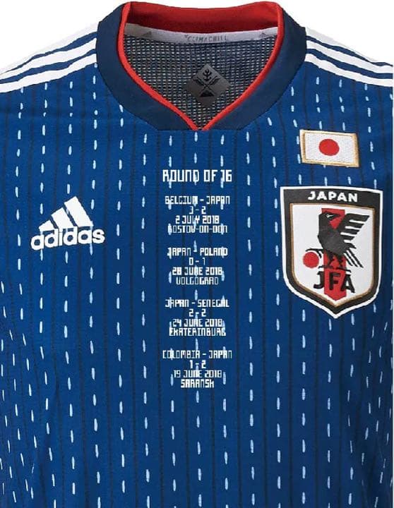 サッカー日本代表 メモリアルホームオーセンティックユニフォーム