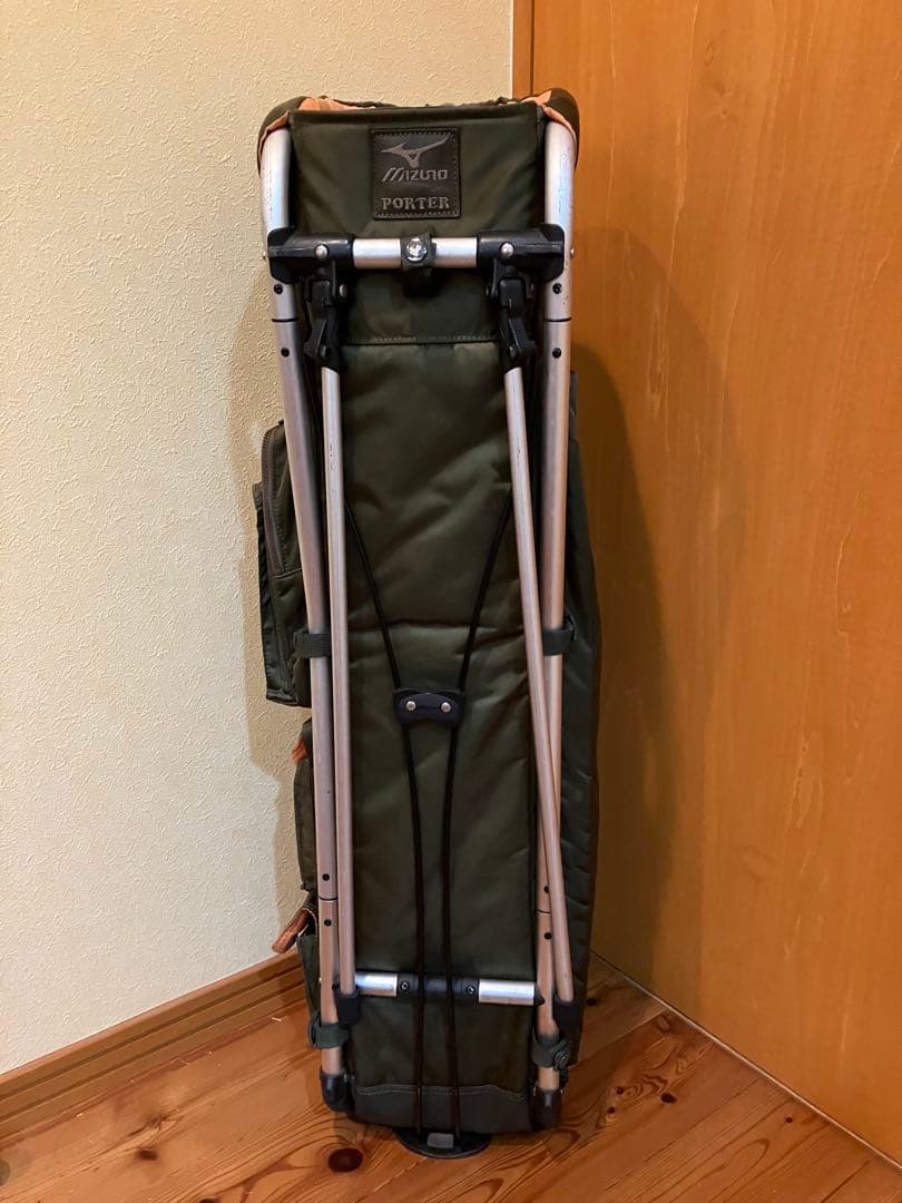 ミズノx ポーター　フレームウォーカーゴルフバッグMizuno x porter