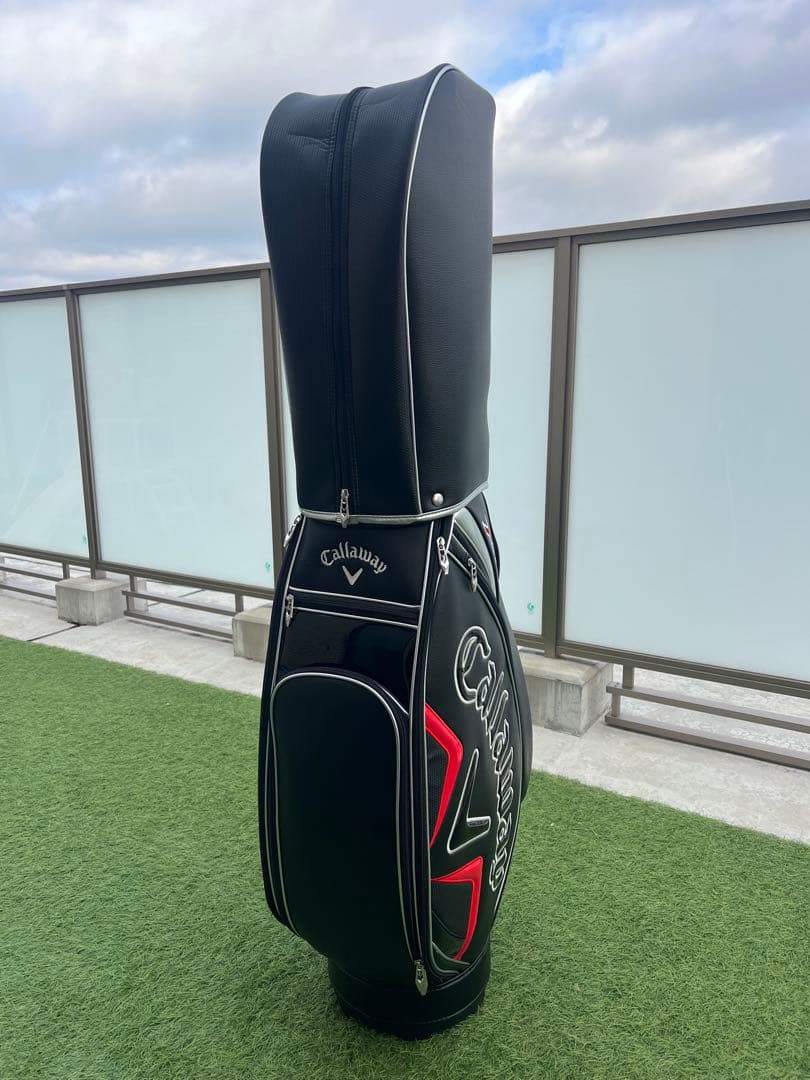 Callaway XHOT ゴルフキャディバッグ ブラック/レッド　新品未使用