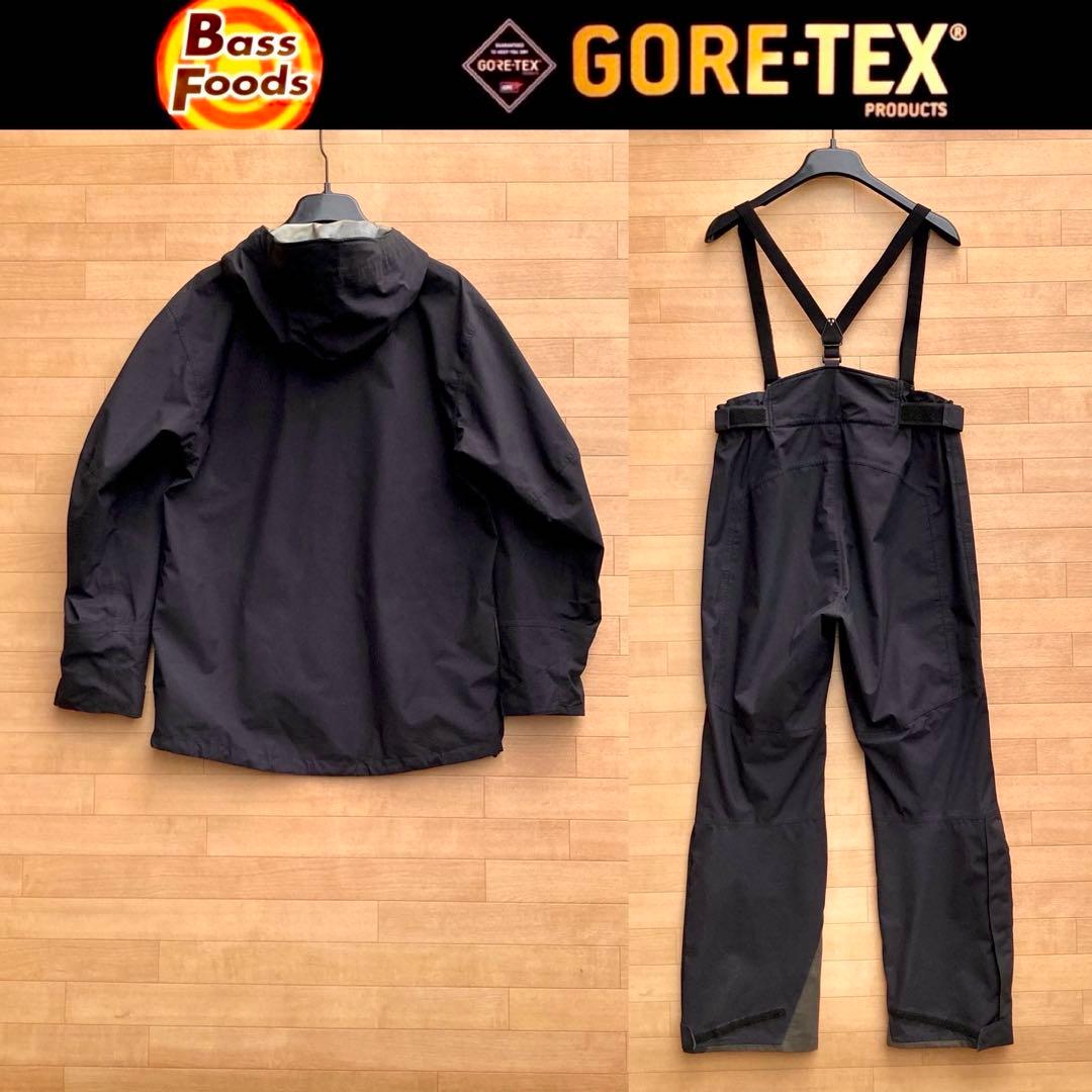 BASS FOODS GORE-TEX サロペット フィッシング レインスーツ