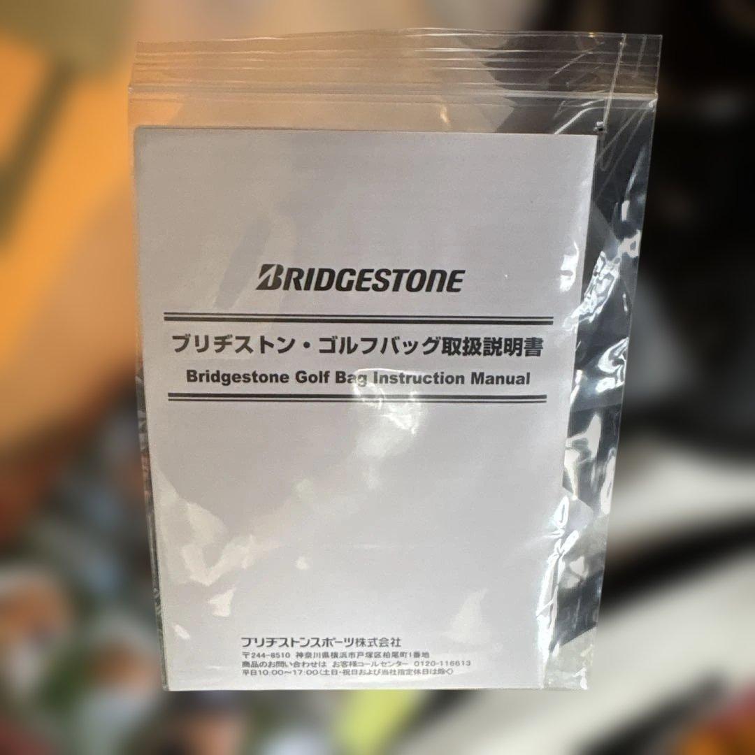 ブリジストンゴルフ 2025年の新品未使用キャディバッグ　ツアーモデル
