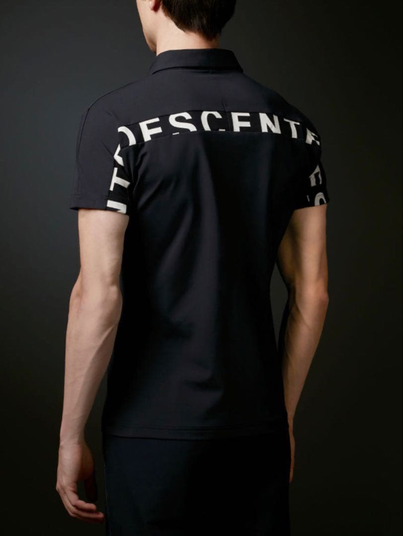 美品 DESCENTE GOLF デサント ゴルフ ポロシャツ 速乾 ストレッチ