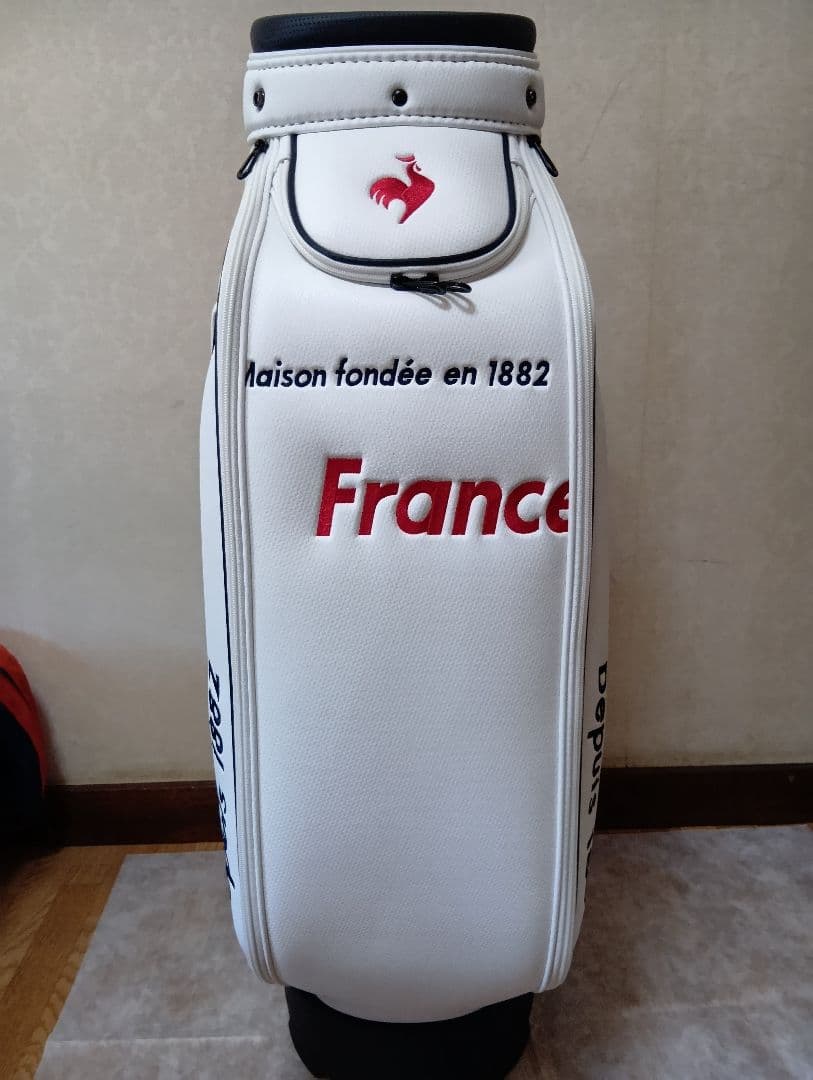 【超美品】le coq sportif ゴルフバッグ・キャディバッグ