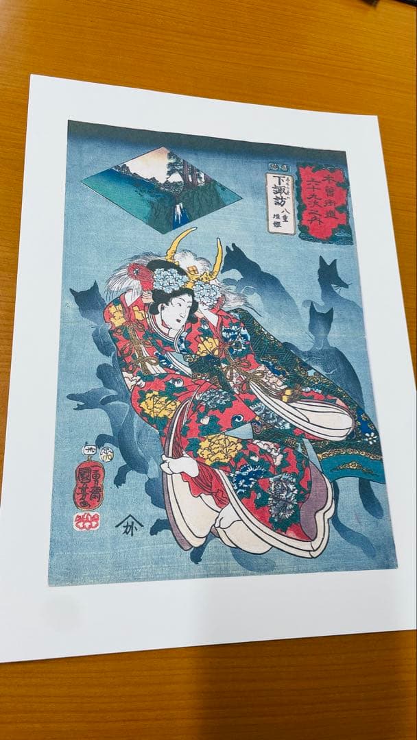 浮世絵プリント　8枚セット