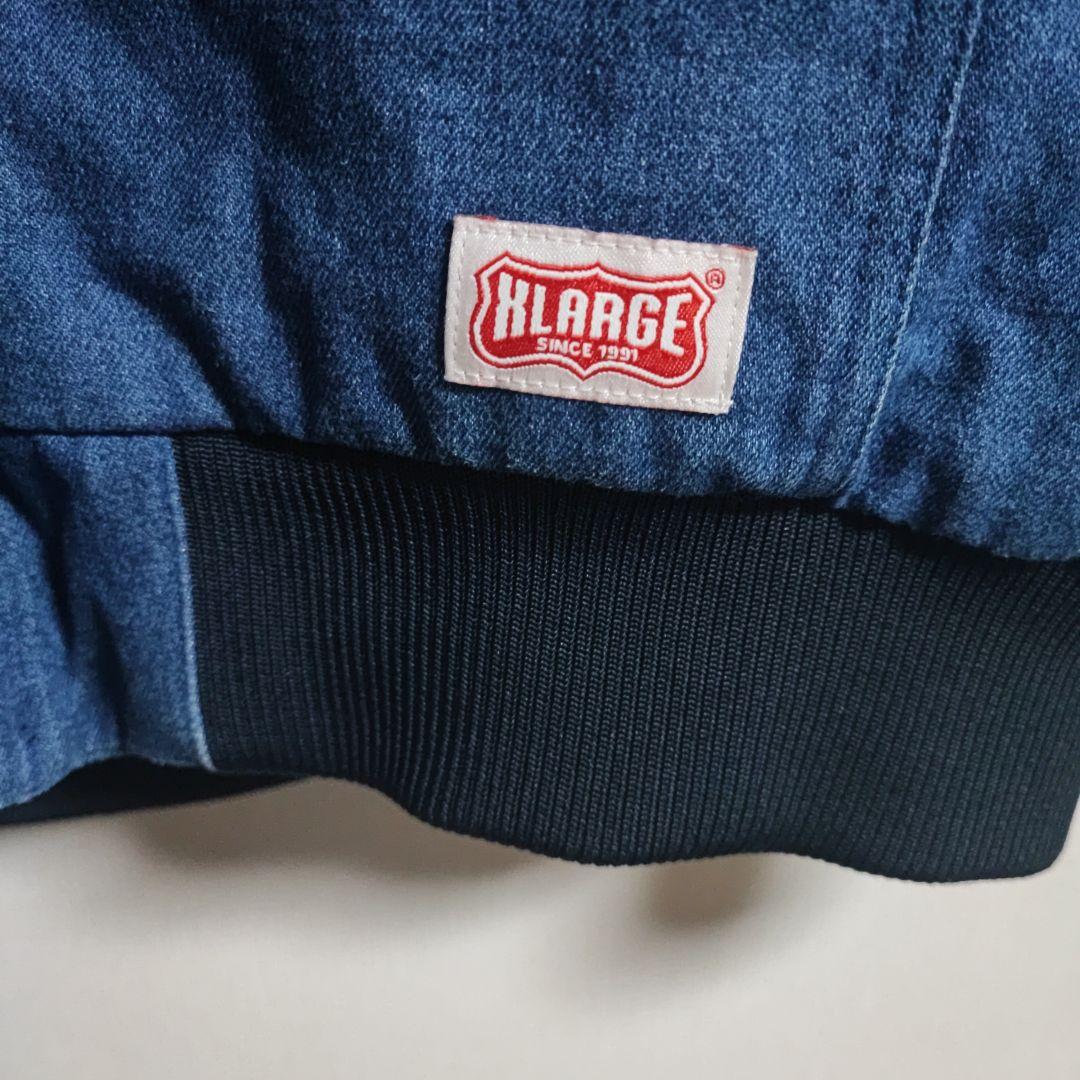 XLARGE フード付きジャケット ダークブルー