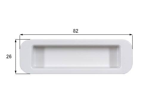 【新品】文化シャッター【純正品】取っ手（アイボリー）左右5セット(10個)