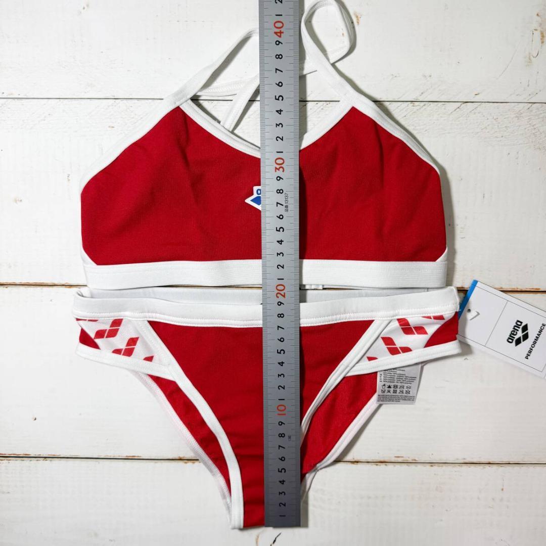 Arena 女性用 ビーチバレー ツーピース ビキニ ブルマ Red USA28