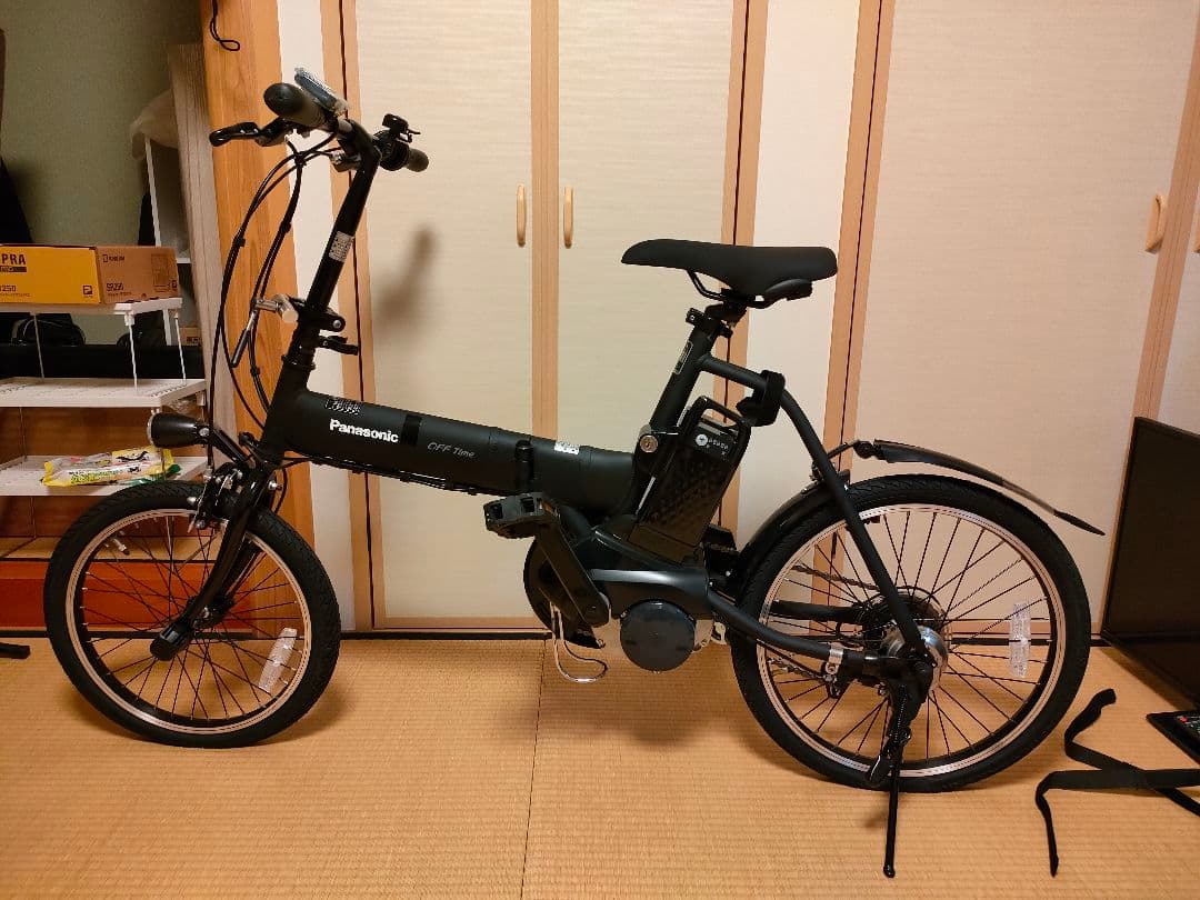 Panasonic 折りたたみ電動アシスト自転車 BE-ELW075　オフタイム