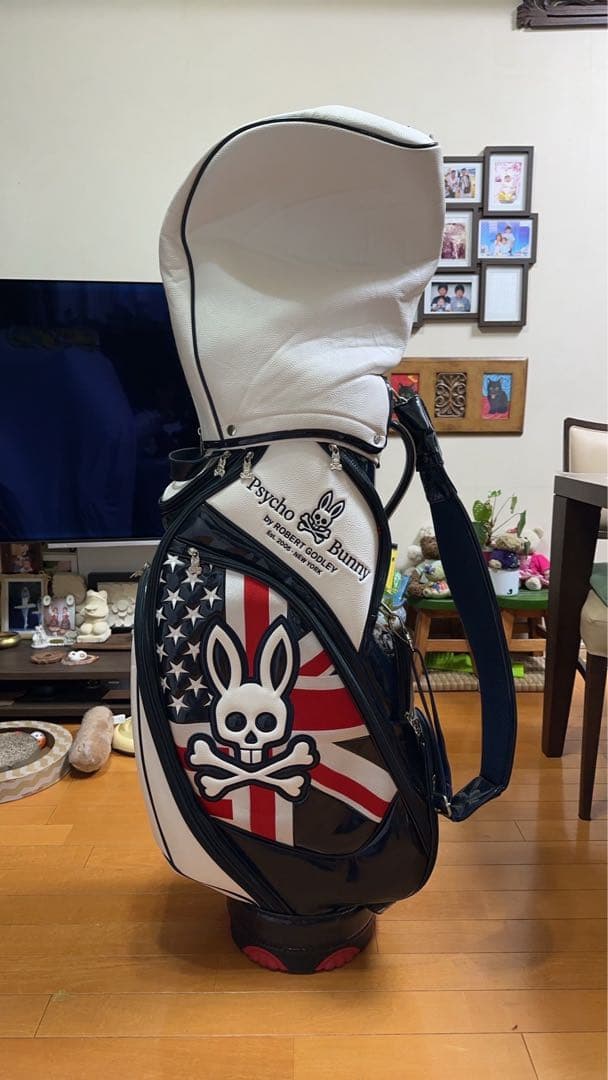 サイコバニー　ゴルフバック　セット　キャディバッグ　クラブカバー