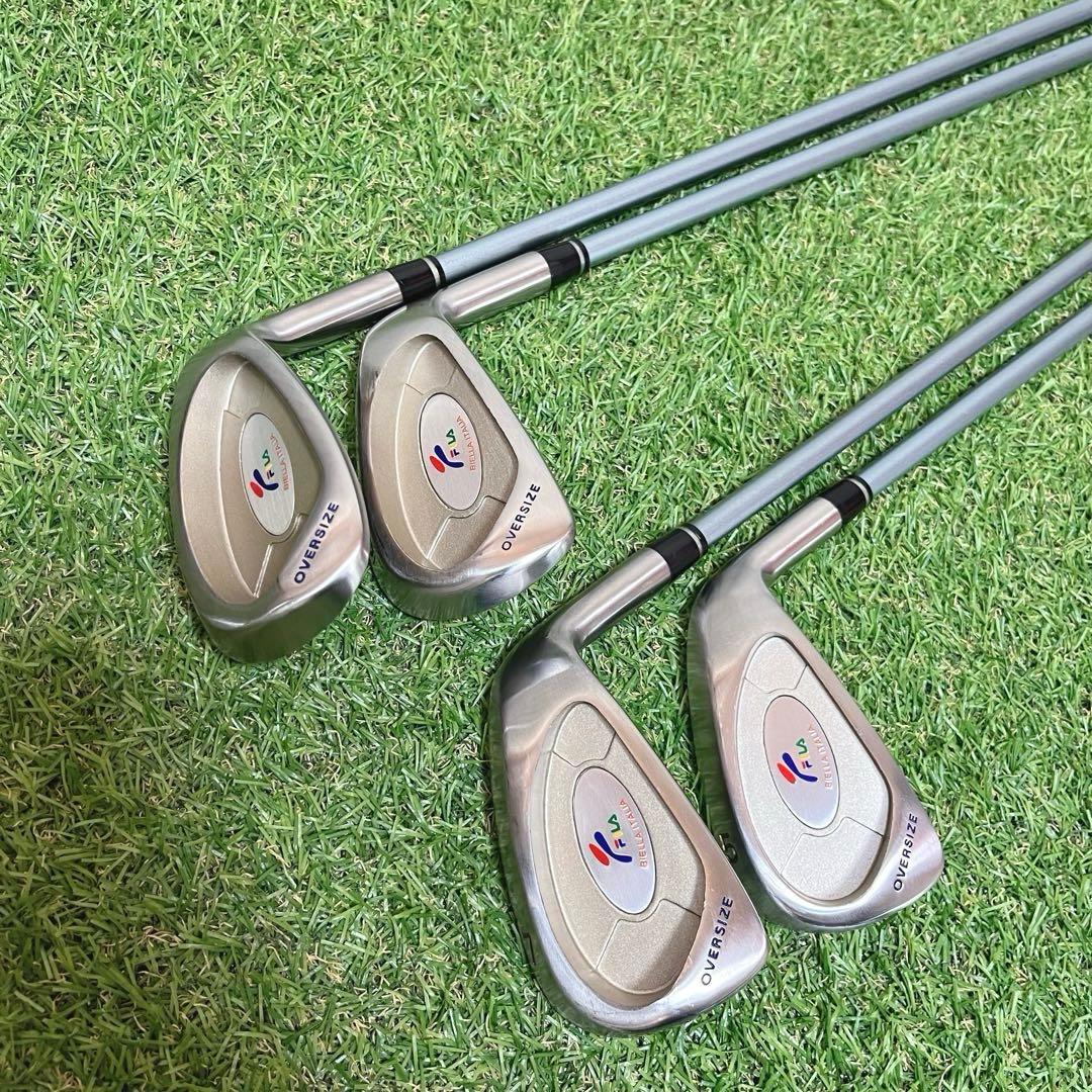 極美品 FILA統一 初心者に優しい レディースゴルフクラブ7本セット