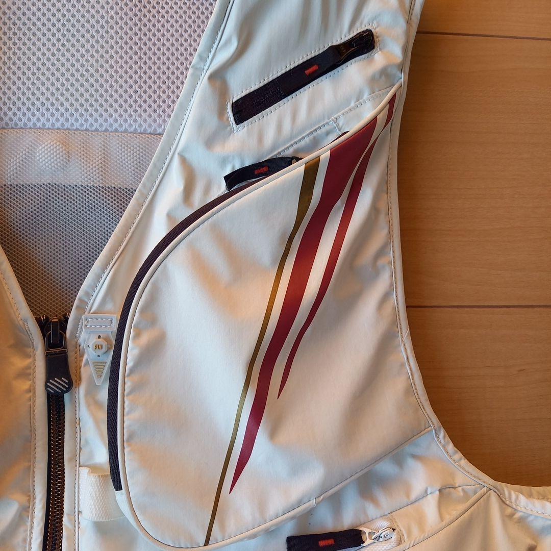 鮎ベスト／SHIMANO 2WAYショートベスト VE-022T（2XL）