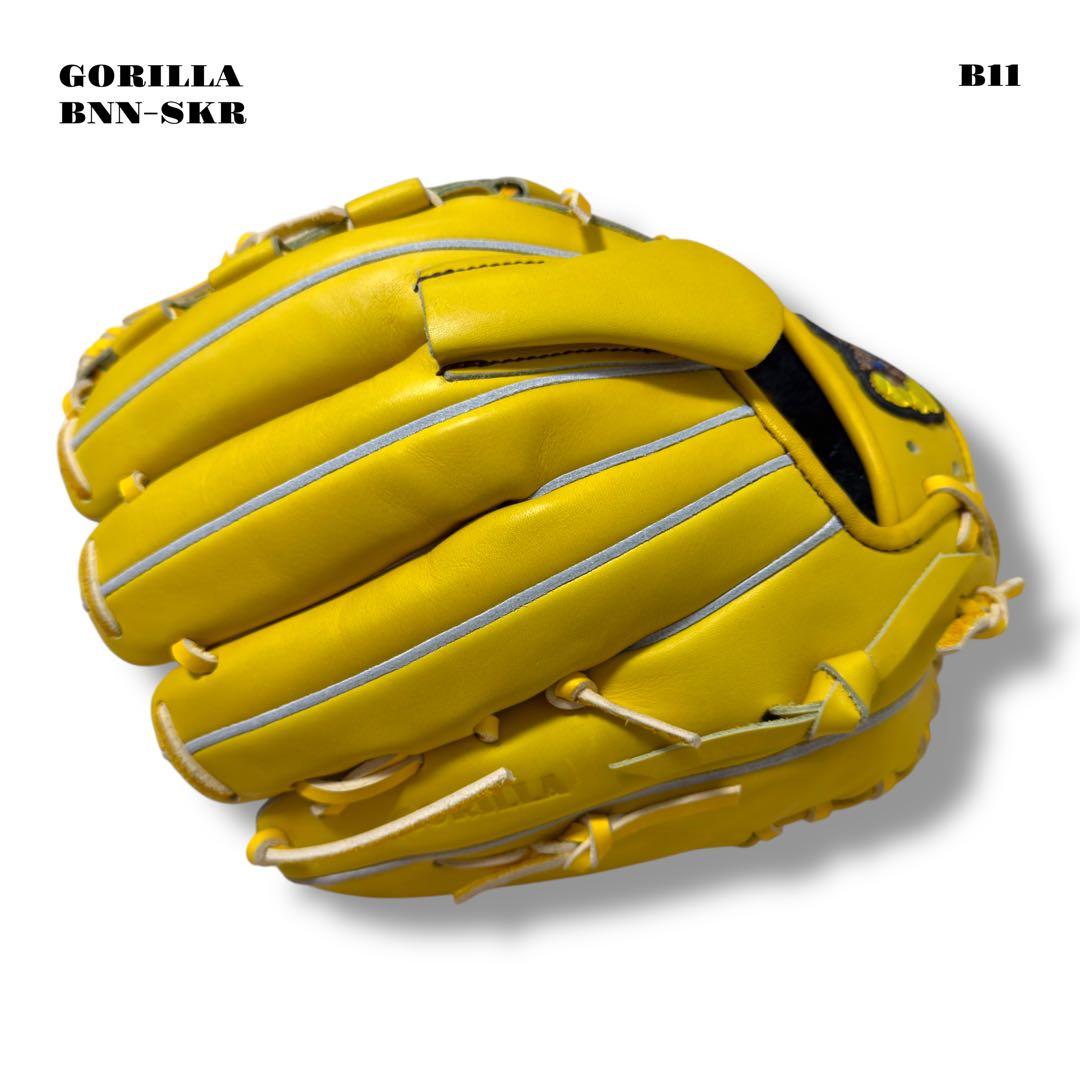 未使用品！ GORILLA ゴリラ ばなな グローブ グラブ イエロー 黄