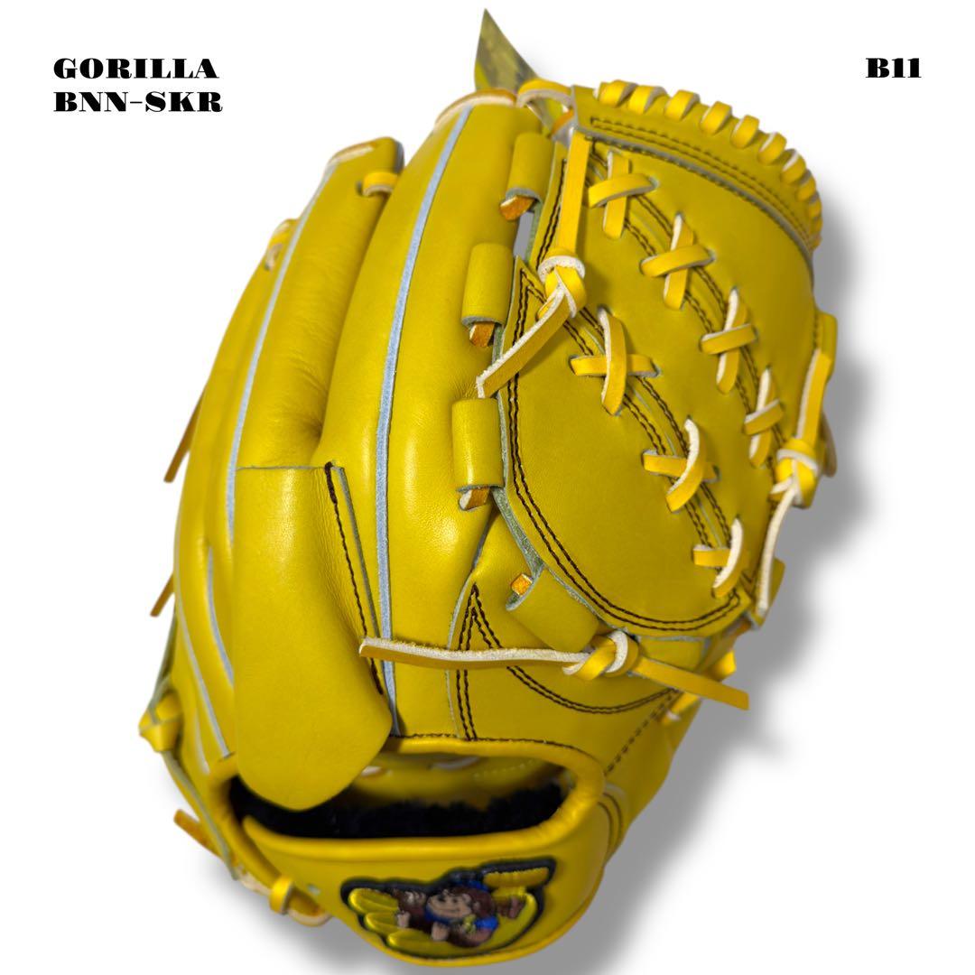 未使用品！ GORILLA ゴリラ ばなな グローブ グラブ イエロー 黄