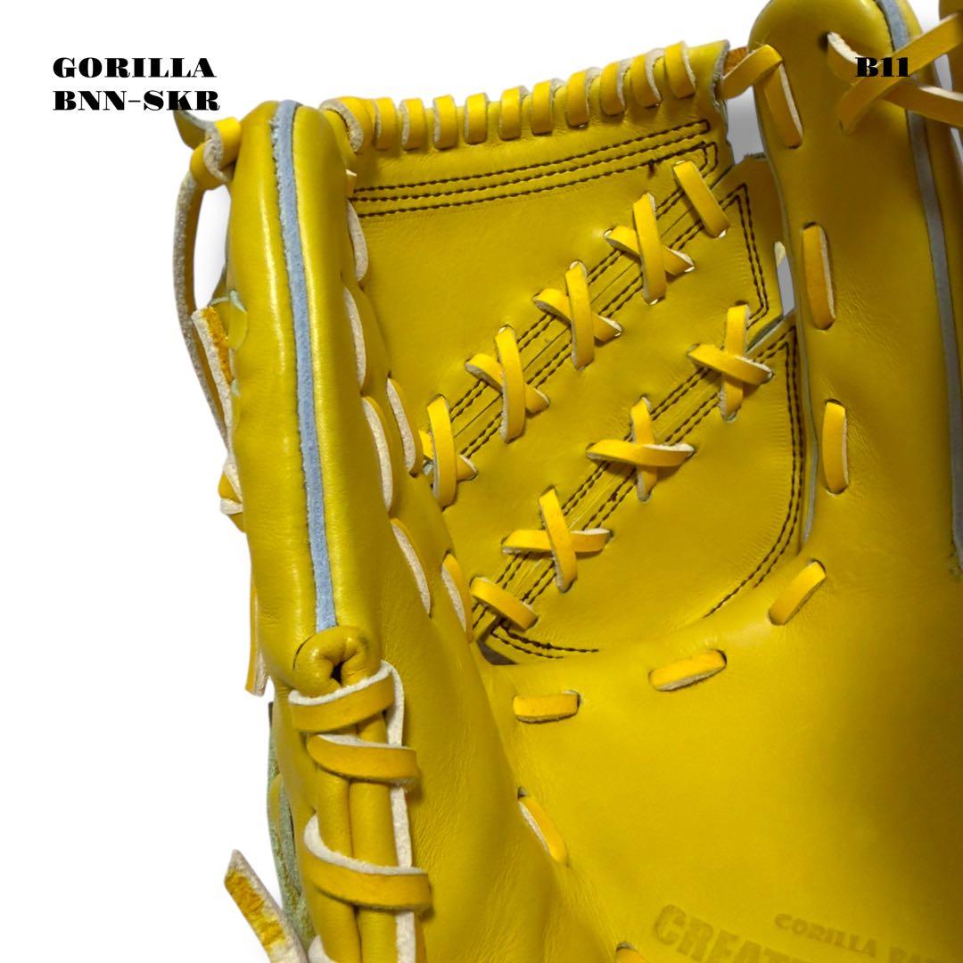 未使用品！ GORILLA ゴリラ ばなな グローブ グラブ イエロー 黄