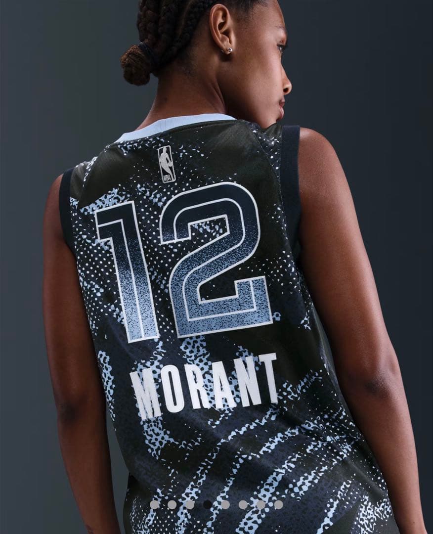 ジャ モラント メンフィス グリズリーズ　ナイキ　NIKE NBA ユニフォーム