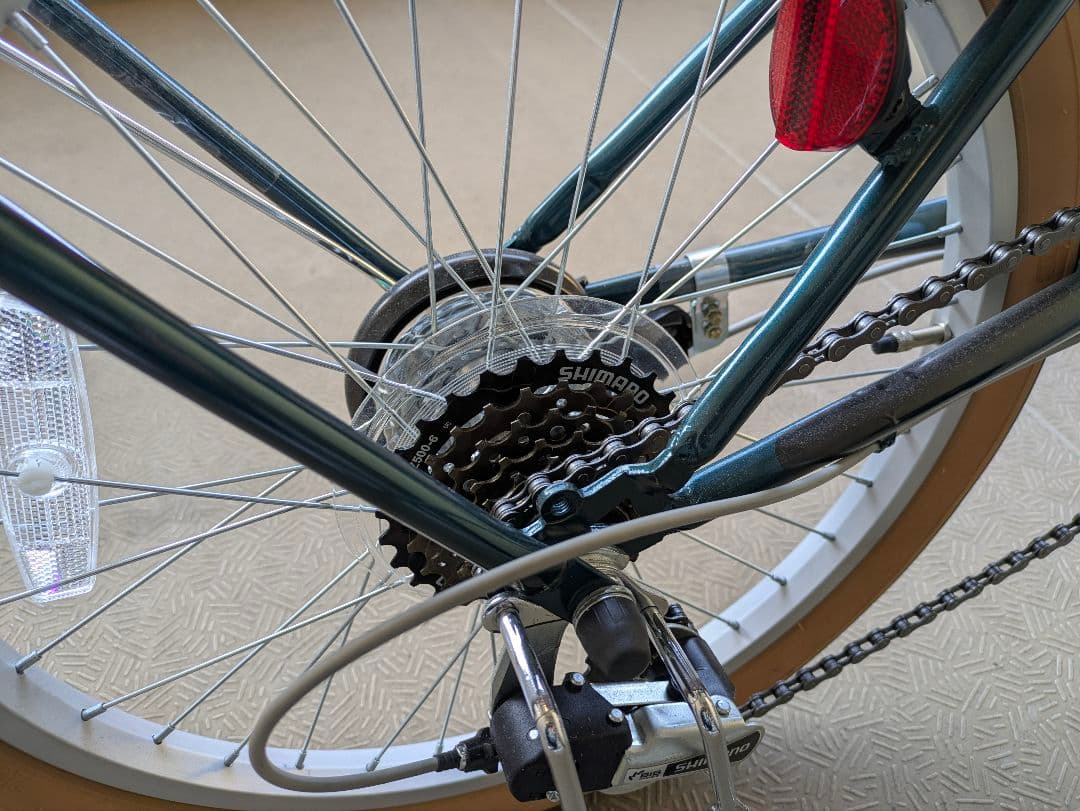 CAPTAIN STAG 折りたたみ自転車 ダークグリーン