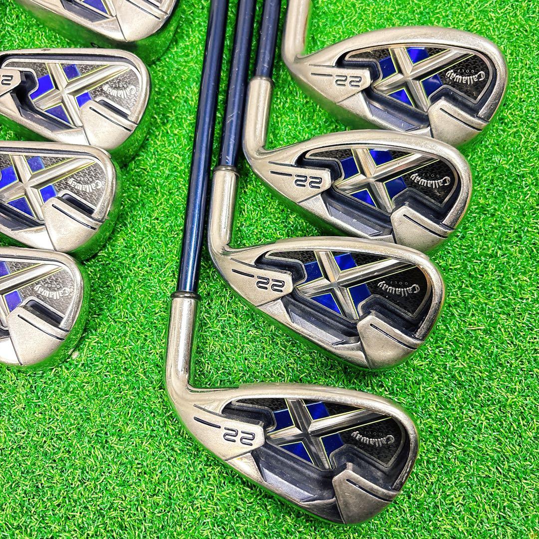 キャロウェイCallaway X22アイアンセット(5〜SW)8本セット R