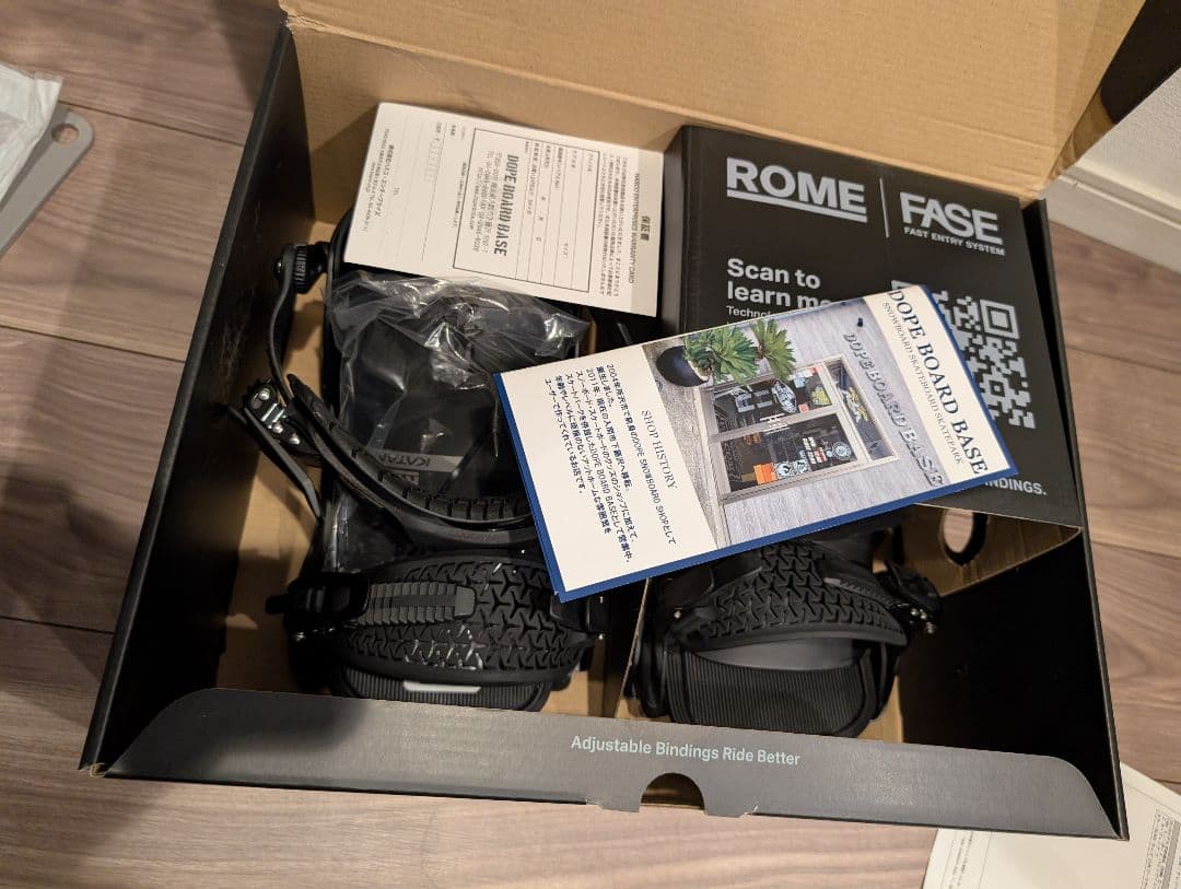 新品 25-26 ROME Katana AW FASE ビンディング M/L