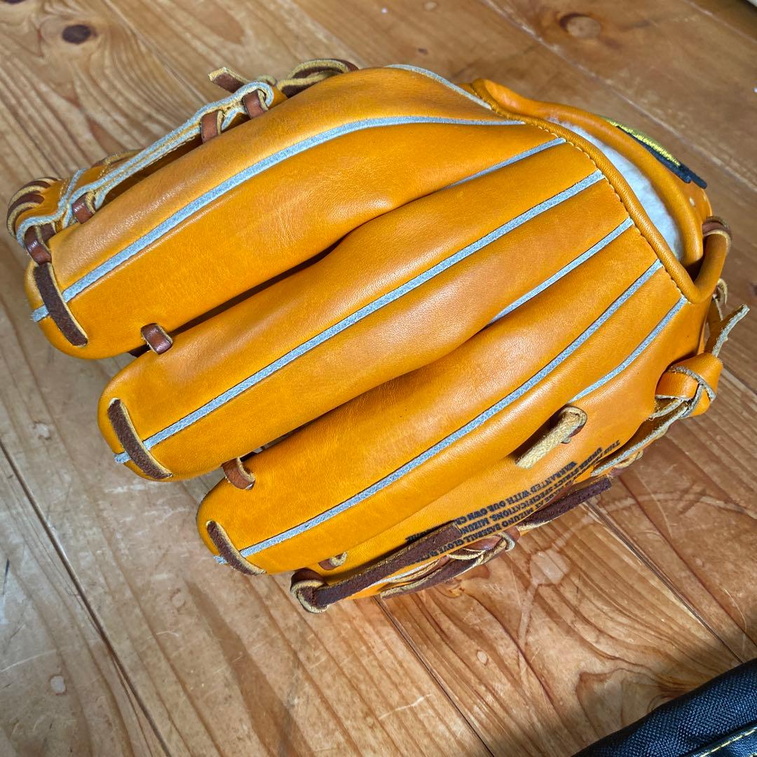 【美品】右投用 ミズノプロ グローブ 内野手用 旧ミズノマーク