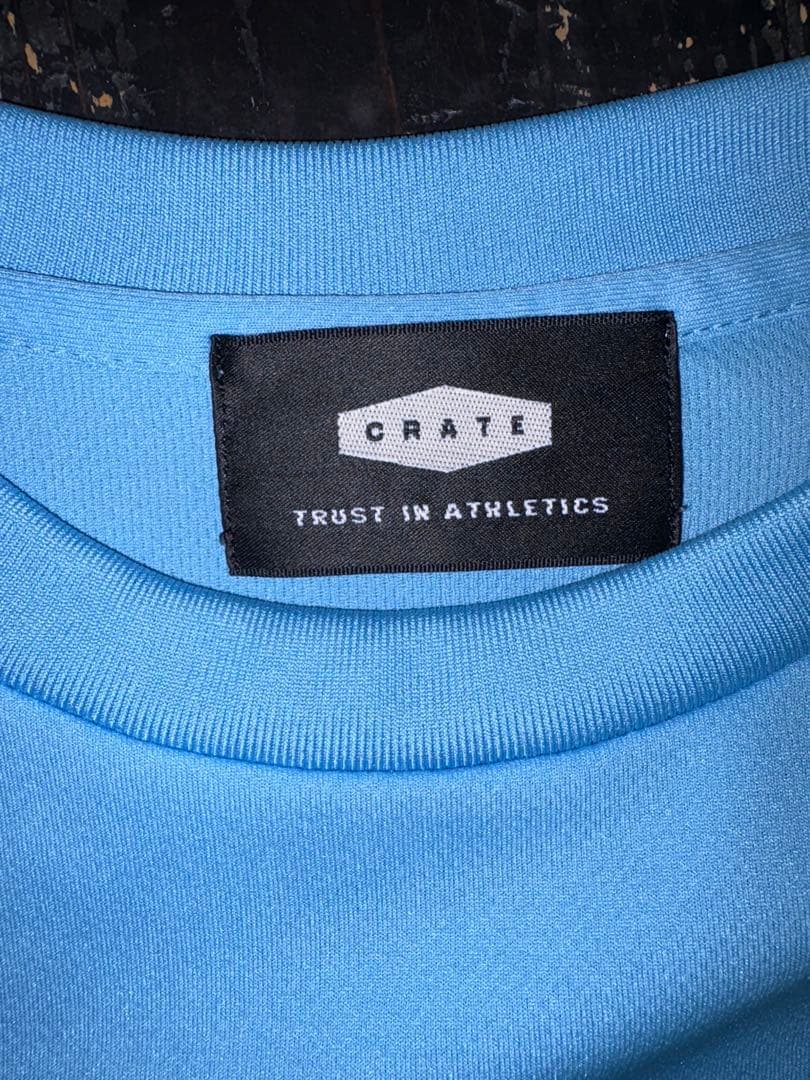 CRATE Tシャツ　バスケ　青