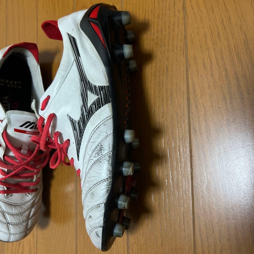 Mizuno Morelia Neo サッカーシューズ ホワイト/レッド