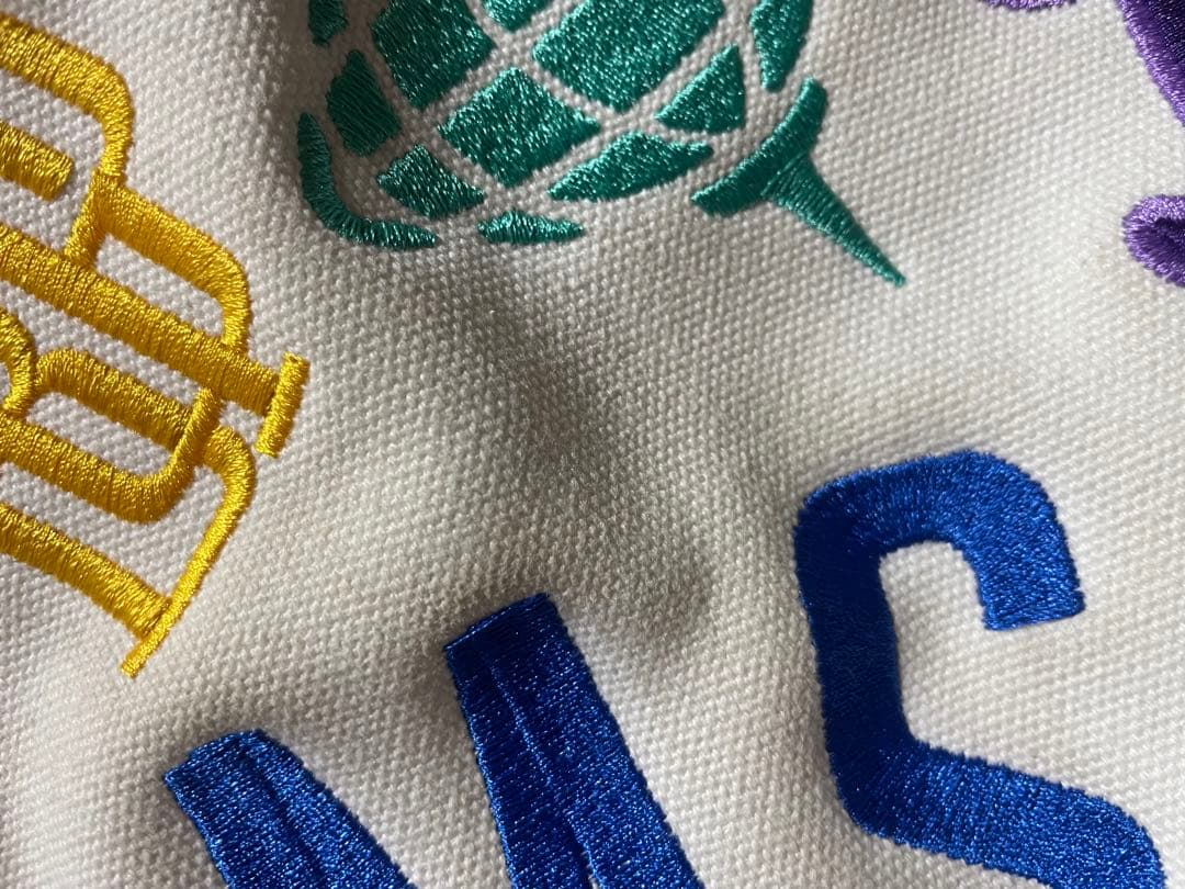 ビームス　カラー刺繍　ゴルフバック