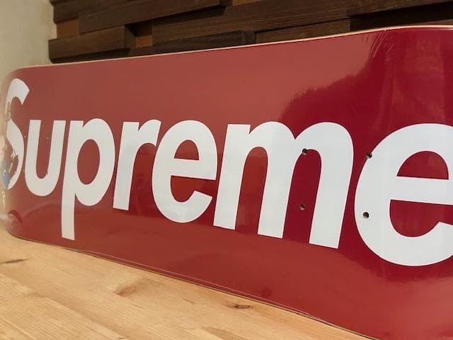 ♪送料無料★Supreme★希少★デッキ★Smurfs★2022AW★赤★新品♪