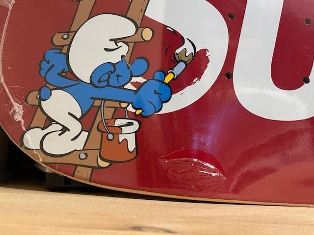 ♪送料無料★Supreme★希少★デッキ★Smurfs★2022AW★赤★新品♪