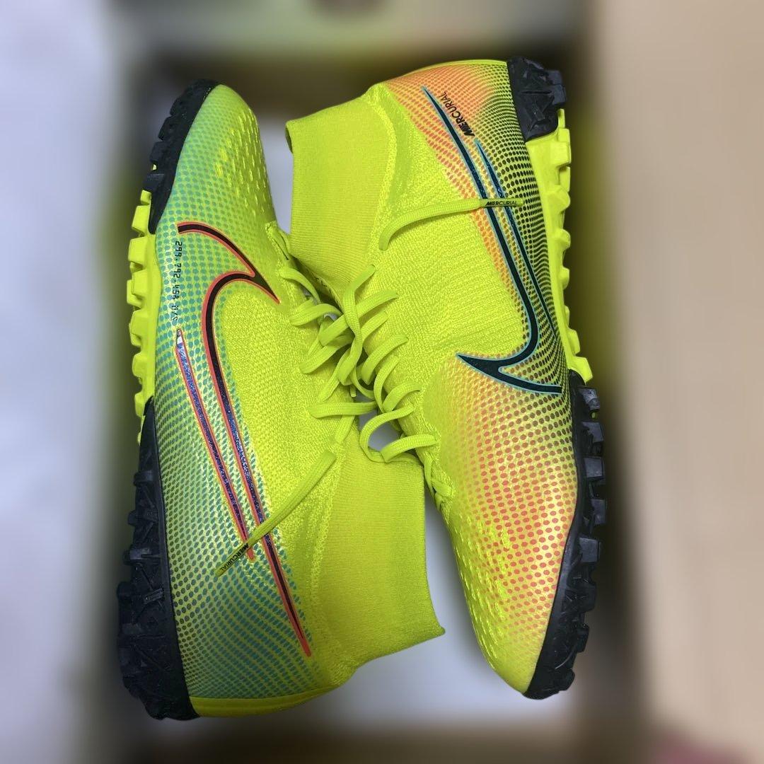 新品未使用 ナイキ SUPERFLY 7 ELITE MDS TF 28 黄色