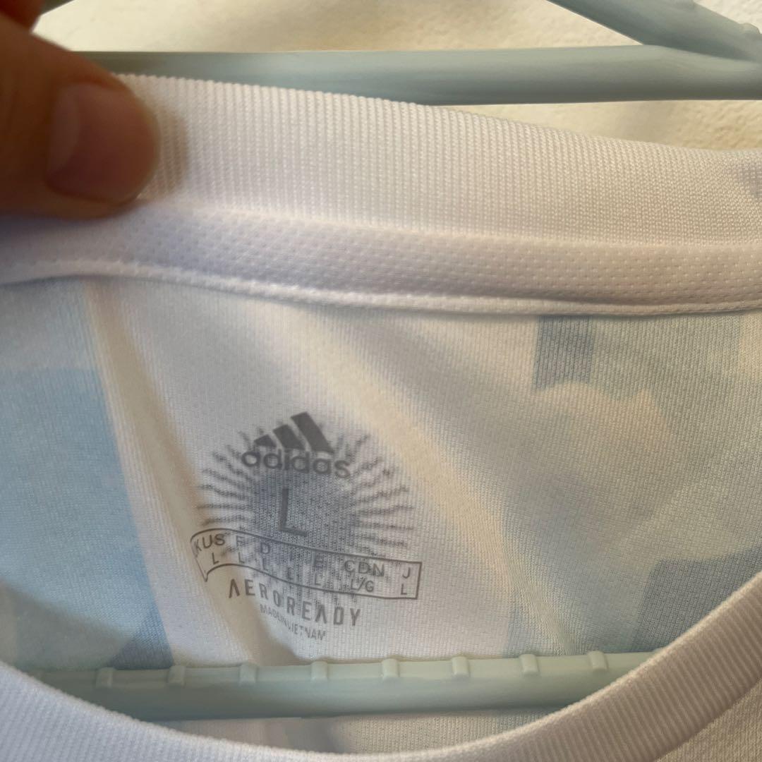 アルゼンチン代表ユニフォームadidas メッシ 10 L シャツ最終値下げ