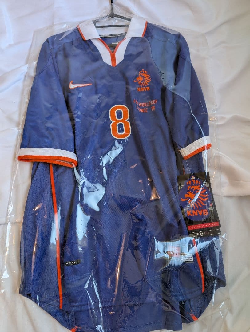 【新品タグ付き】オランダ代表/ベルカンプ/A/98年W杯モデル