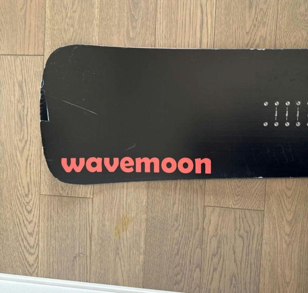 wavemoon　ブラック　スノーボード板　154cm
