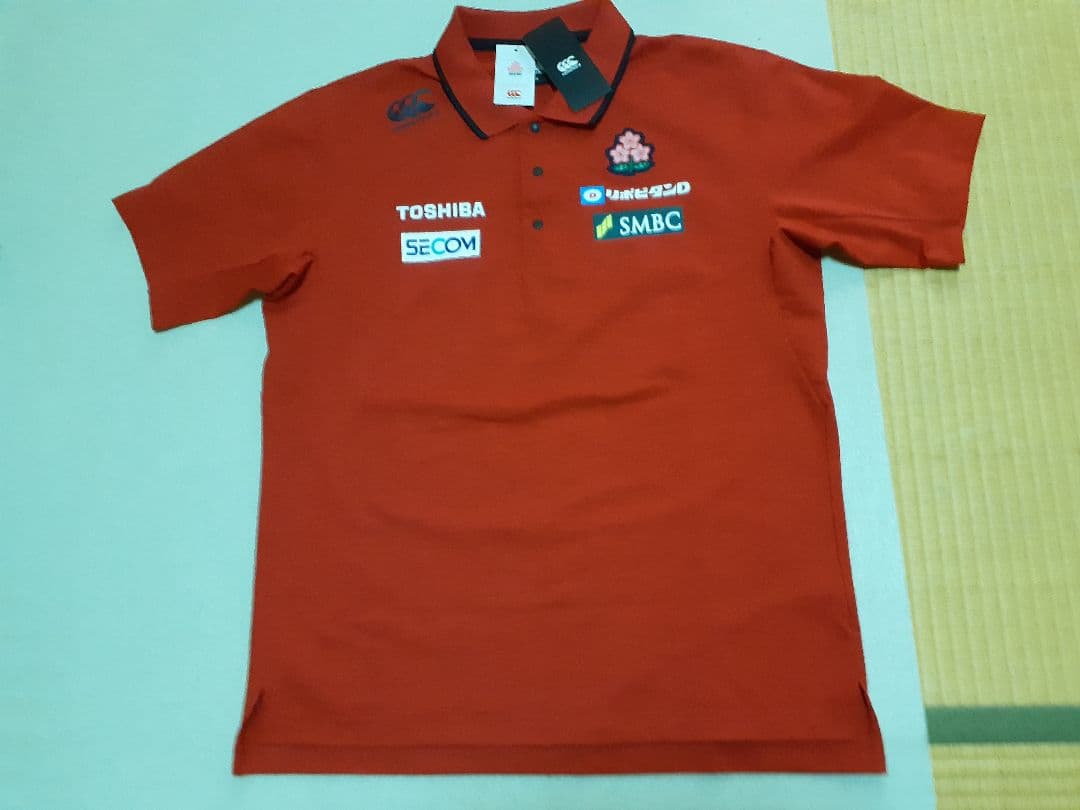 【新品・未使用・タグ】Canterbury ラグビー 日本代表ポロシャツ