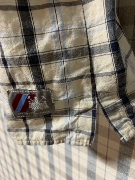 英国でも入手不可能！West Ham U メンズ半袖シャツ cotton100%