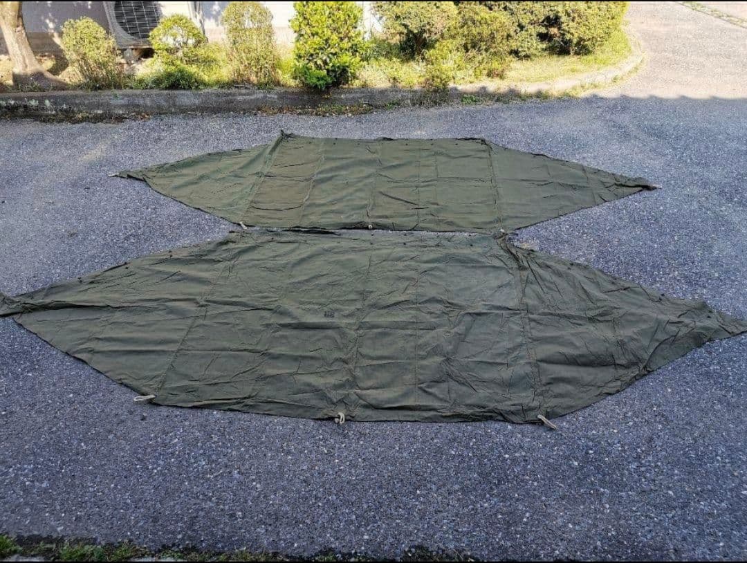 Aランク　アメリカ軍テント　パップテント　ポール　ペグ　フルセット