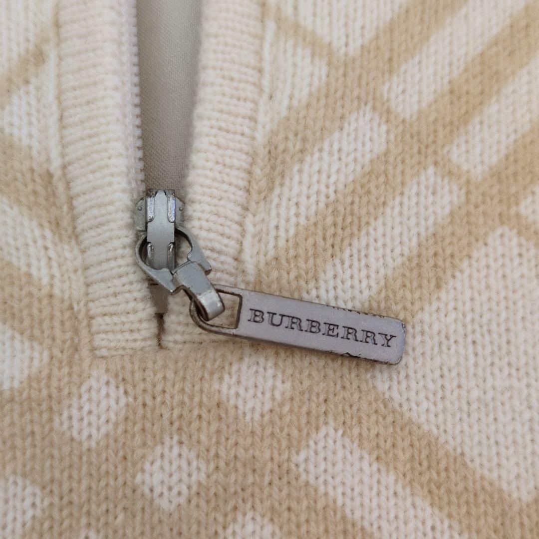 希少✨BURBERRY　GOLF　バーバリー　ニット　ハーフジップ　三陽商会