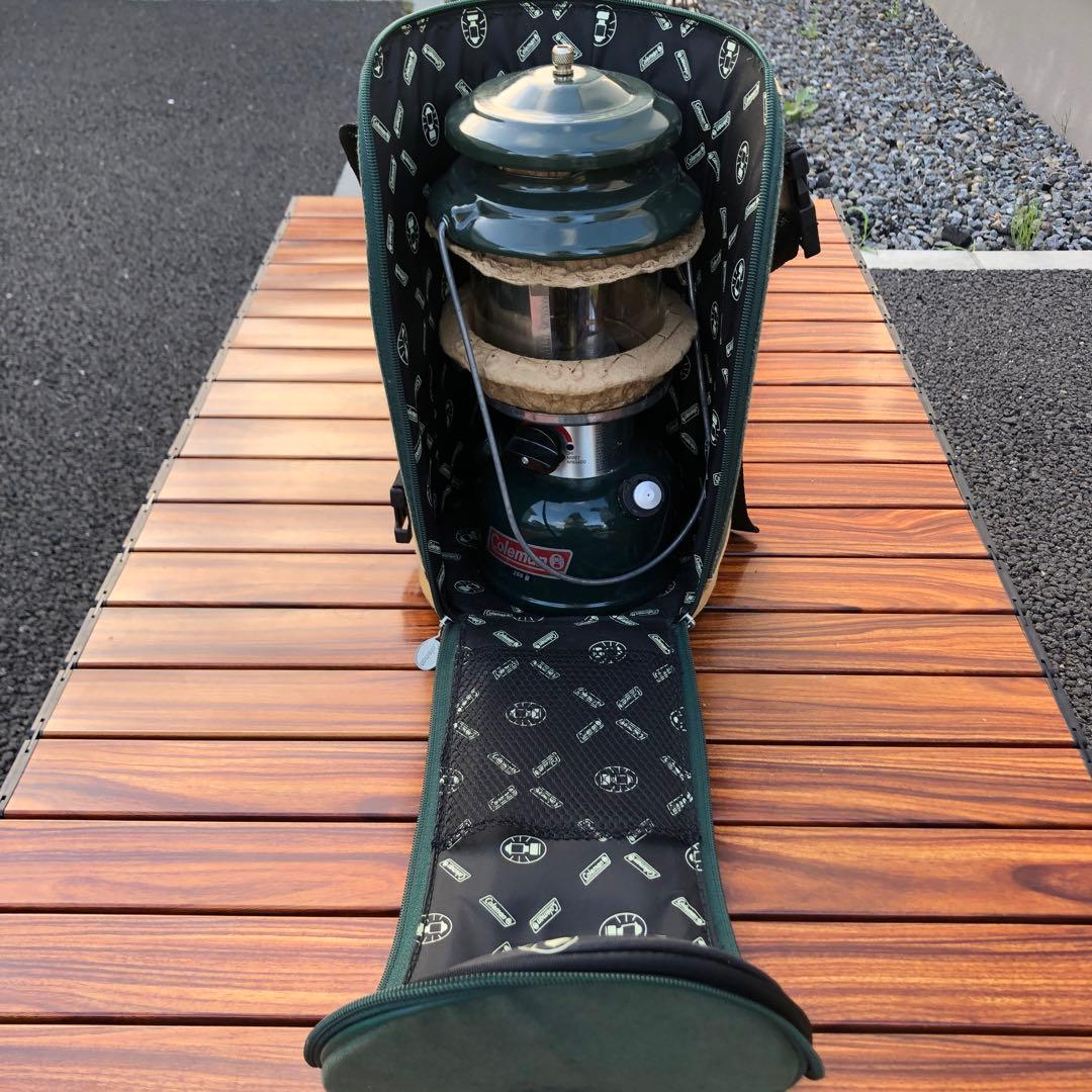 Colemanのグリーンランタン　収納ケース付き