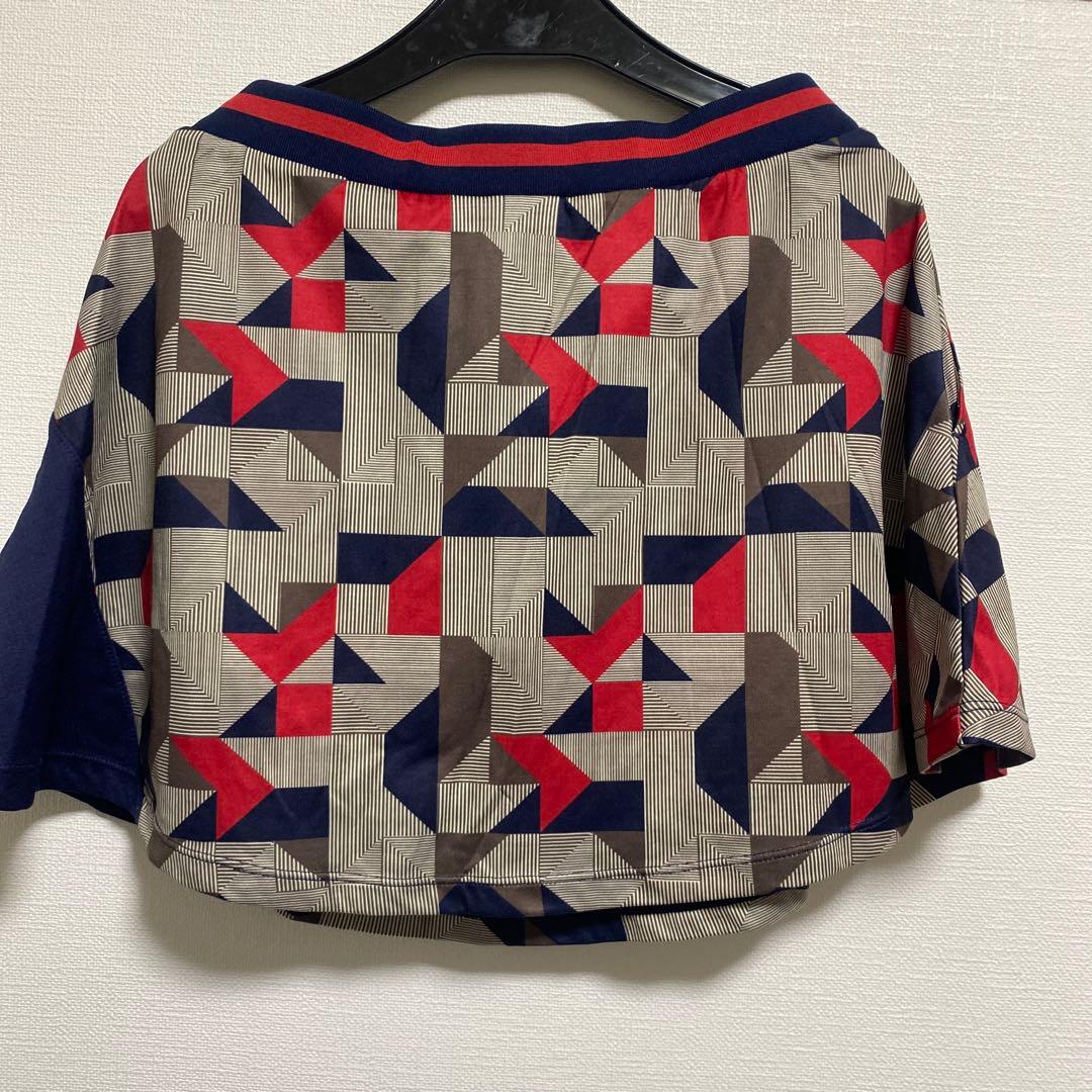 FILA テニス　レディース　上下セット　XL M テニスウェア　赤　柄