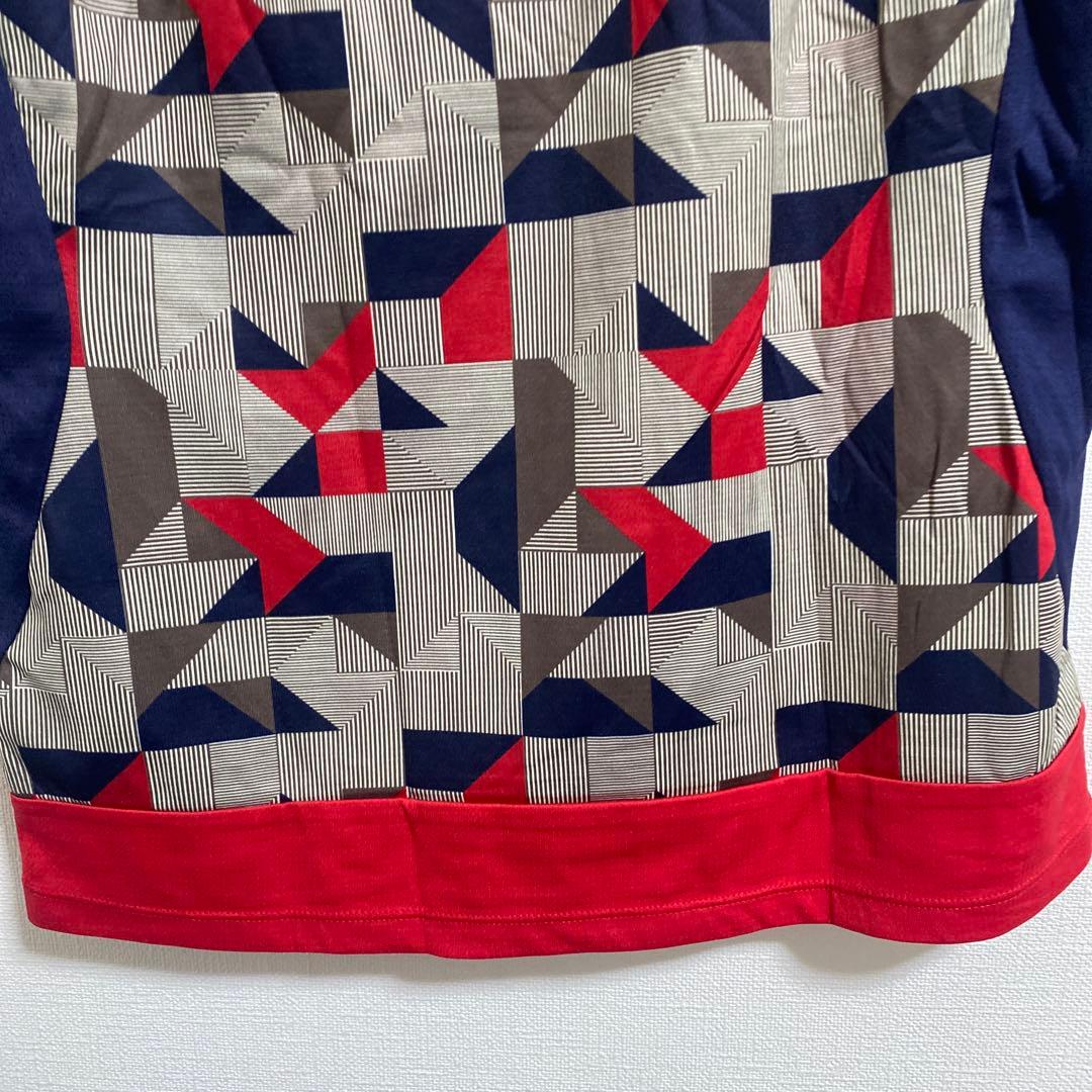 FILA テニス　レディース　上下セット　XL M テニスウェア　赤　柄