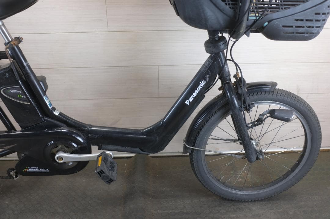 電動自転車 パナソニックギュット　20インチ　3段　8.0Ah充電器あり