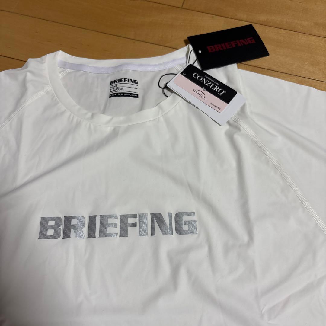 未使用　ブリーフィング メンズ Tシャツ ホワイト L　定価15,400円