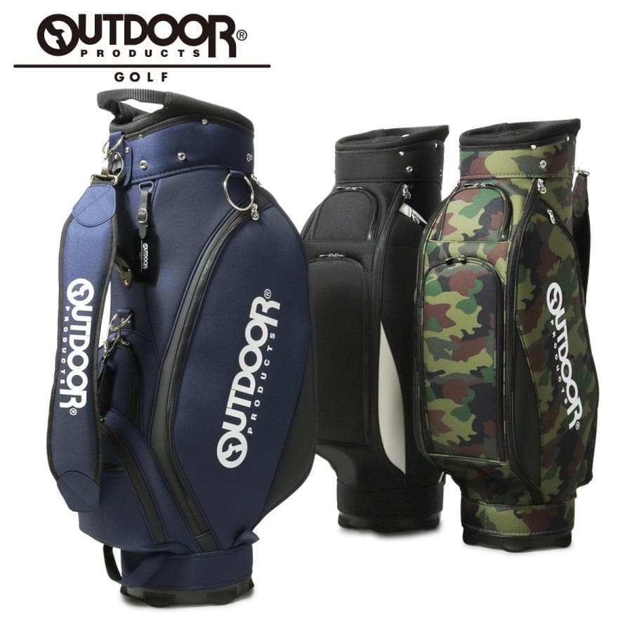 新品 OUTDOOR GOLF アウトドア ゴルフ キャディバッグ ブラック