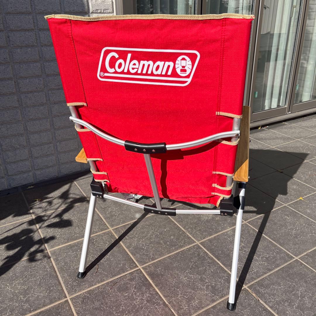 ★希少★美品Coleman Lay Chair コールマン　レイチェア レッド②