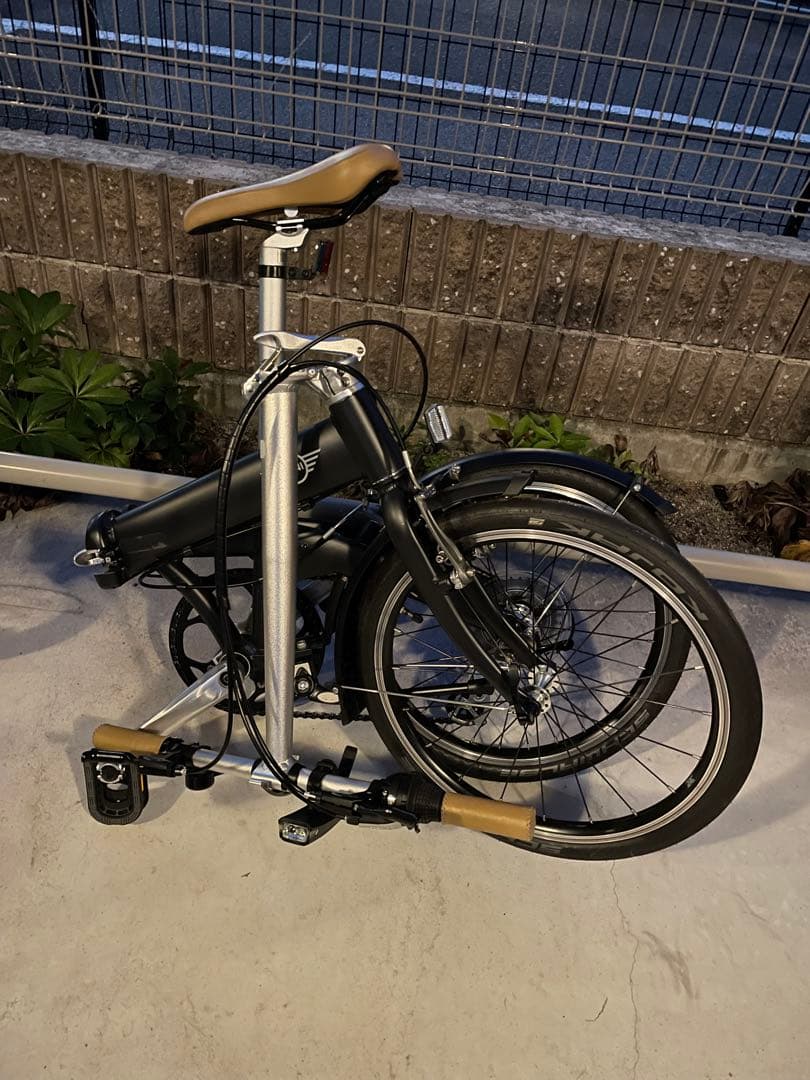 折りたたみ自転車 ブラック