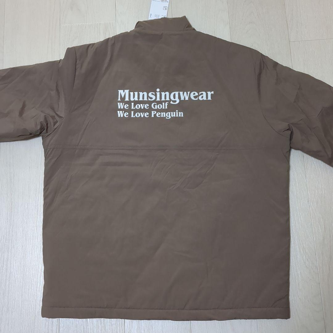 新品マンシングウェアMunsingwearストレッチ裏キルティング前開きブルゾン