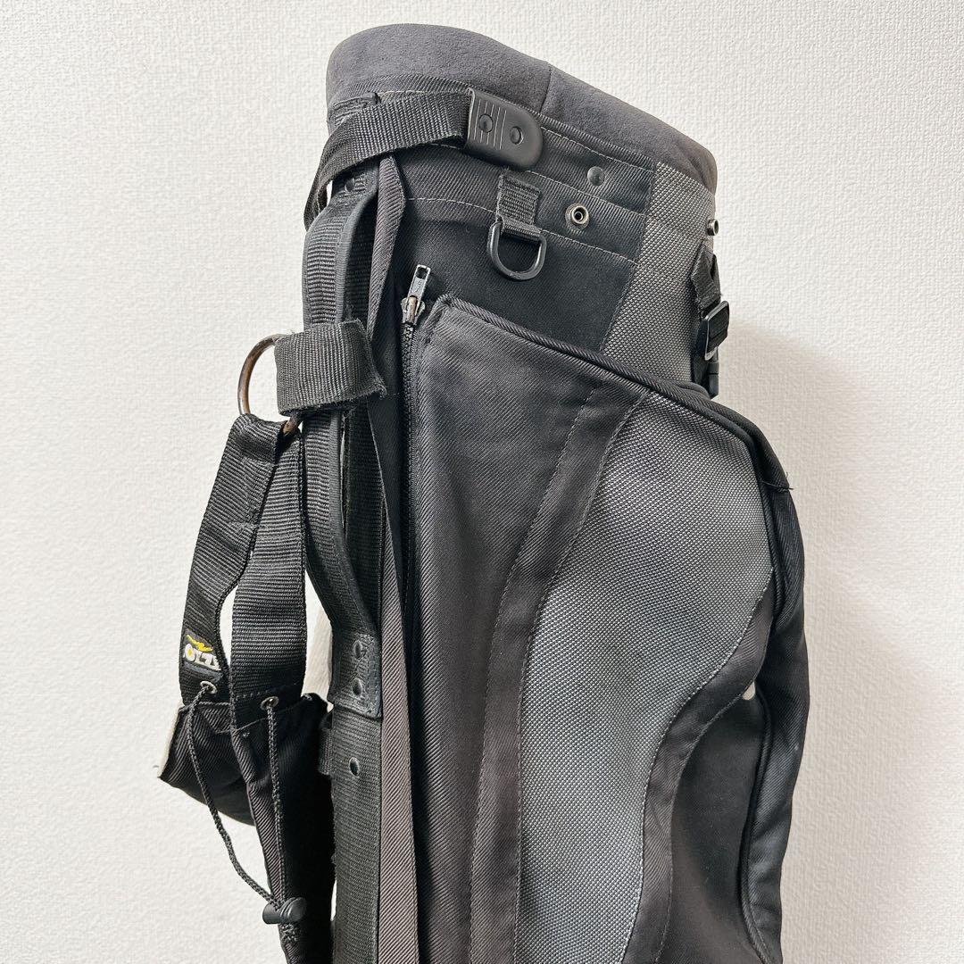 希少 ナイキNIKE スタンド式 キャディバッグ 5分割 ブラック×グレー 軽量